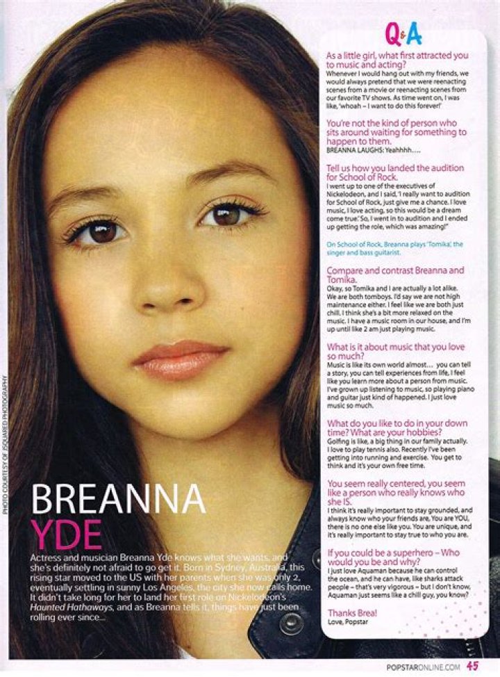 Breanna Yde Biography - Facts, Childhood, Family Life & Achievements
