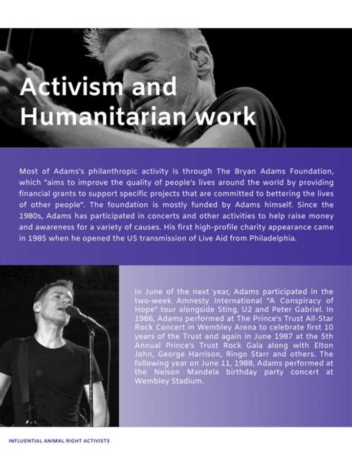 Bryan Adams Biography - Facts, Childhood, Family Life & Achievements