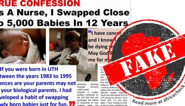 Corrected: Zambian Nurse Did NOT Swap Close To 5,000 Babies In 12 Years At Maternity Ward