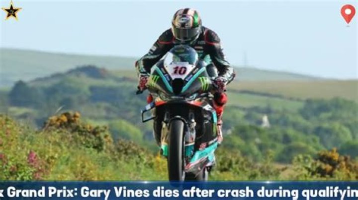 Crash Video; Gary Vines Dies after crashing during qualifying for the Manx Grand Prix