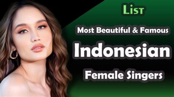 Famous Indonesian Female Singers