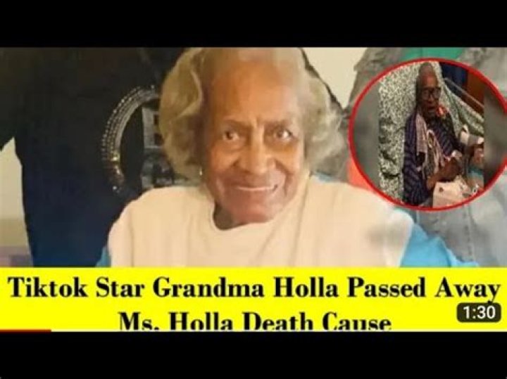 Grandma Holla Death; Tiktok Star Grandma Holla aka Helen Davis Cause Of Death