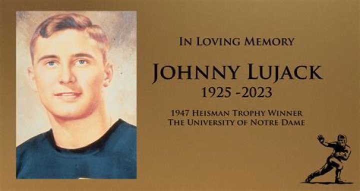 Johnny Lujack Date of Death, Notre Dame football legend, Heisman winne