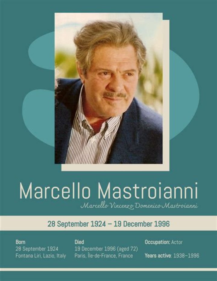 Marcello Mastroianni Biography - Facts, Childhood, Family Life & Achievements