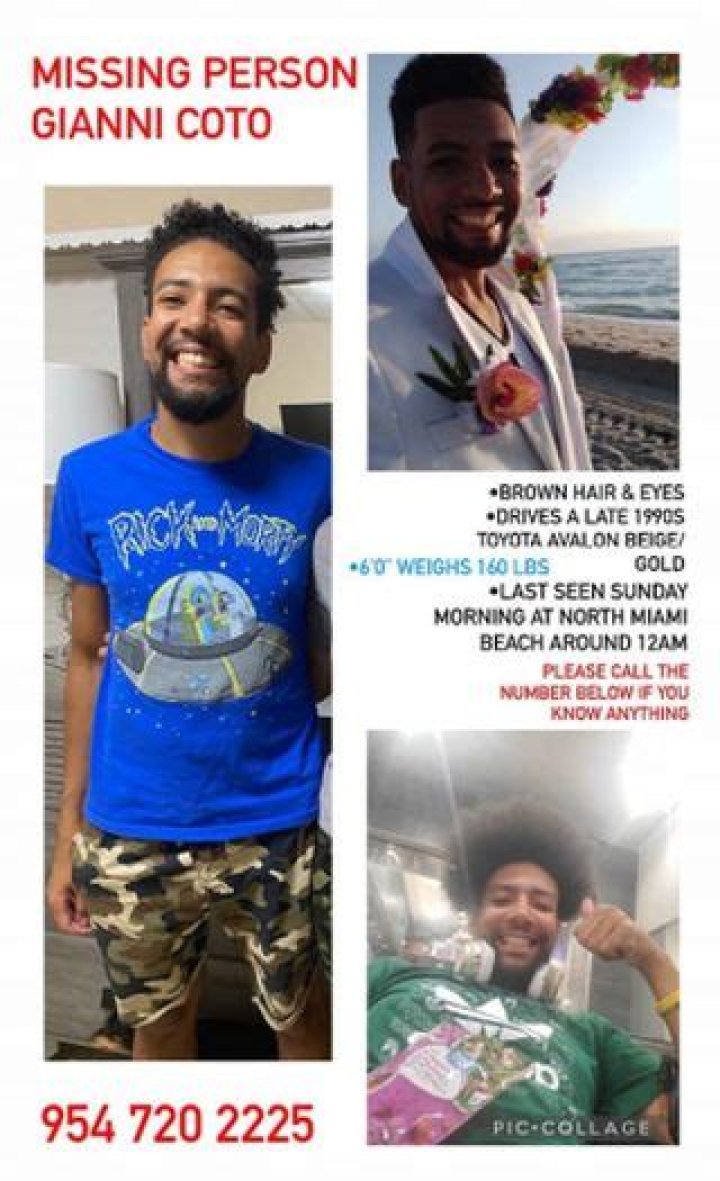 Missing Gianni Coto was last seen in Tamarac, Florida. Help Find Him