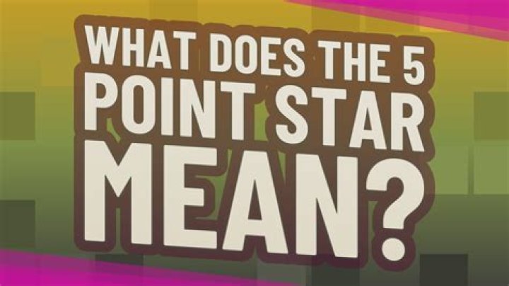 What Does A 5 Point Star Mean On A House? – Celebrity
